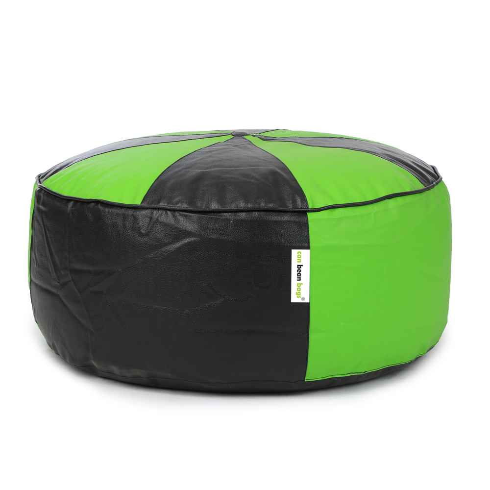 Can Bean Bags Art Leather Pouf Filled With Beans